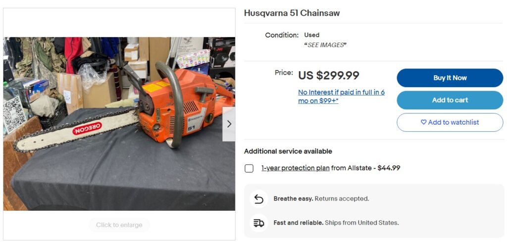 Husqvarna 51 Chainsaw Review 2023: "Love My 51, So Reliable!"
