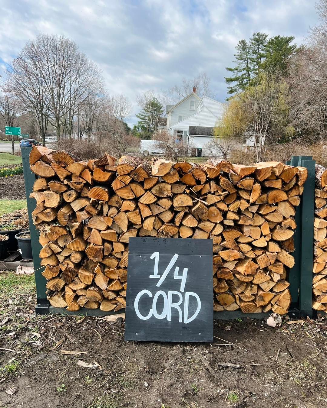 1/4 cord firewood