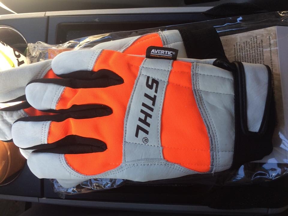 chainsaw protective gloves