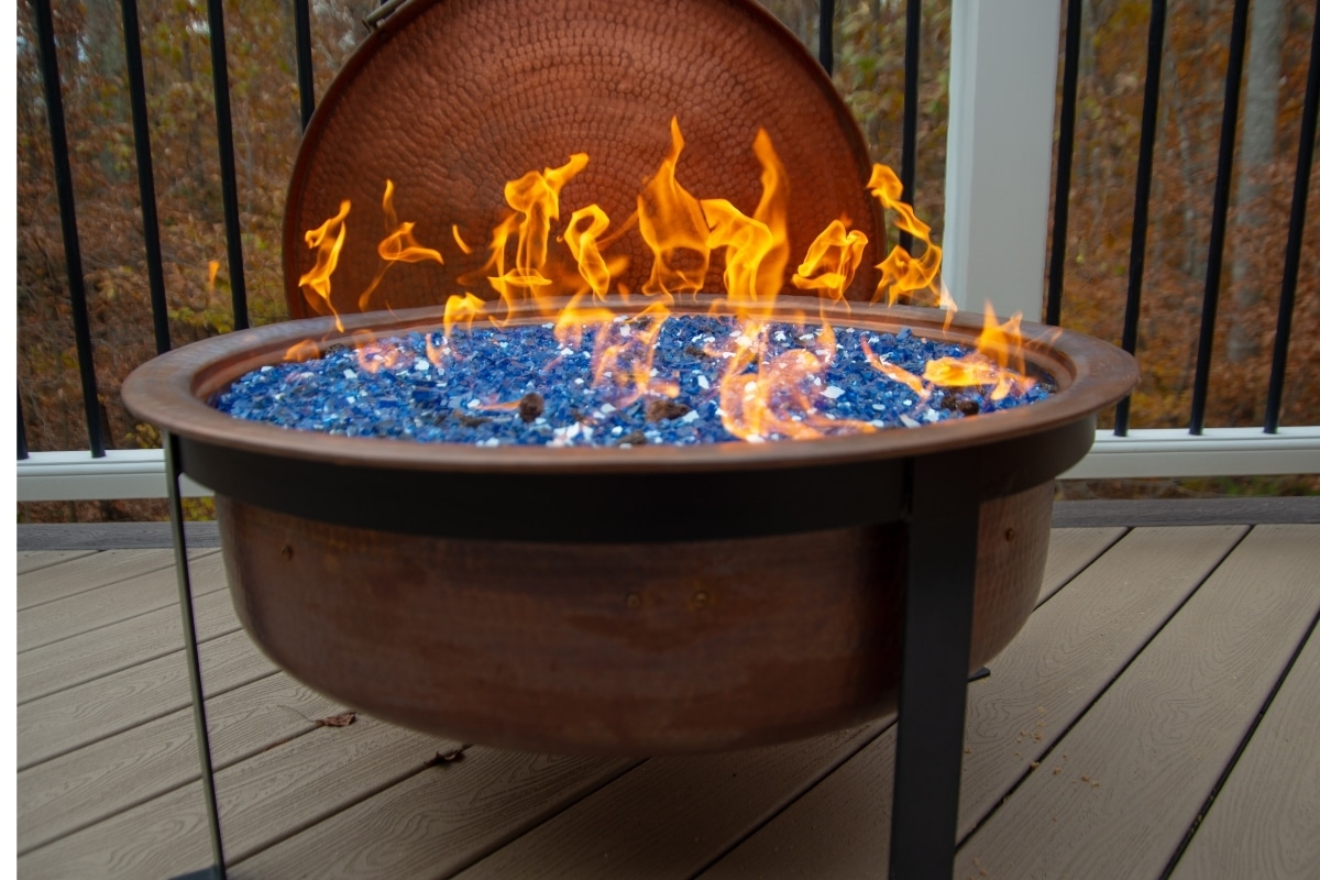 10 Best Copper Fire Pit Reviews 2021, Copper Gas Fire Pit
