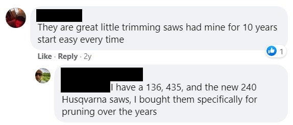 husqvarna 240 chainsaw price