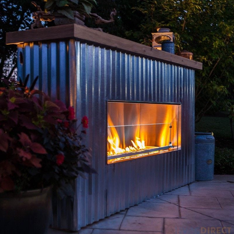 best outdoor gas fireplace