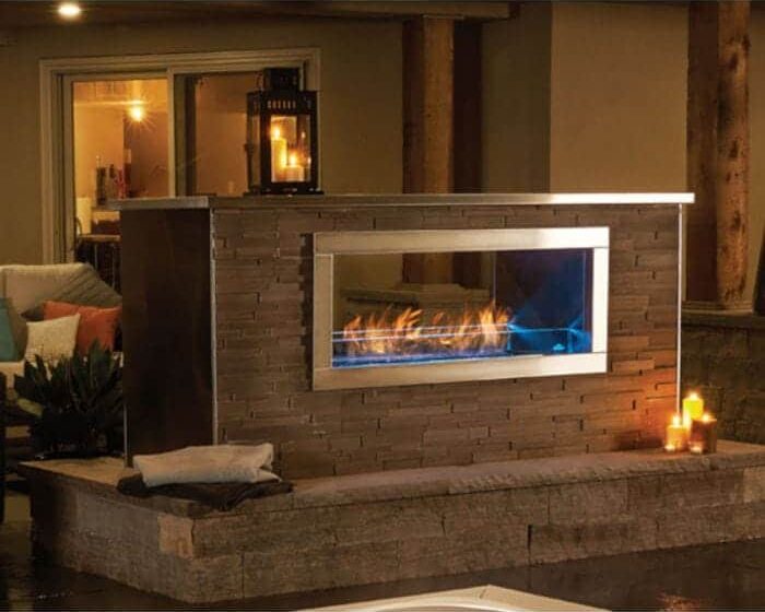 best outdoor fireplace with chimney