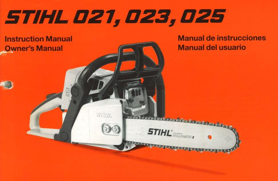 stihl 025 specifications