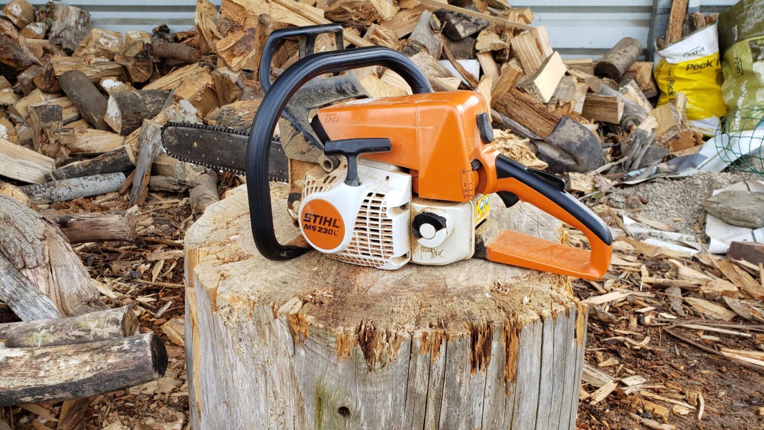 stihl ms 230 c-be chainsaw review