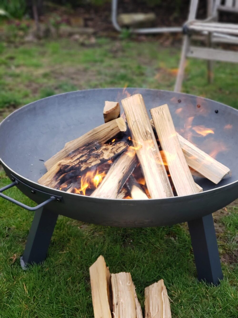 protect grass from fire pit
