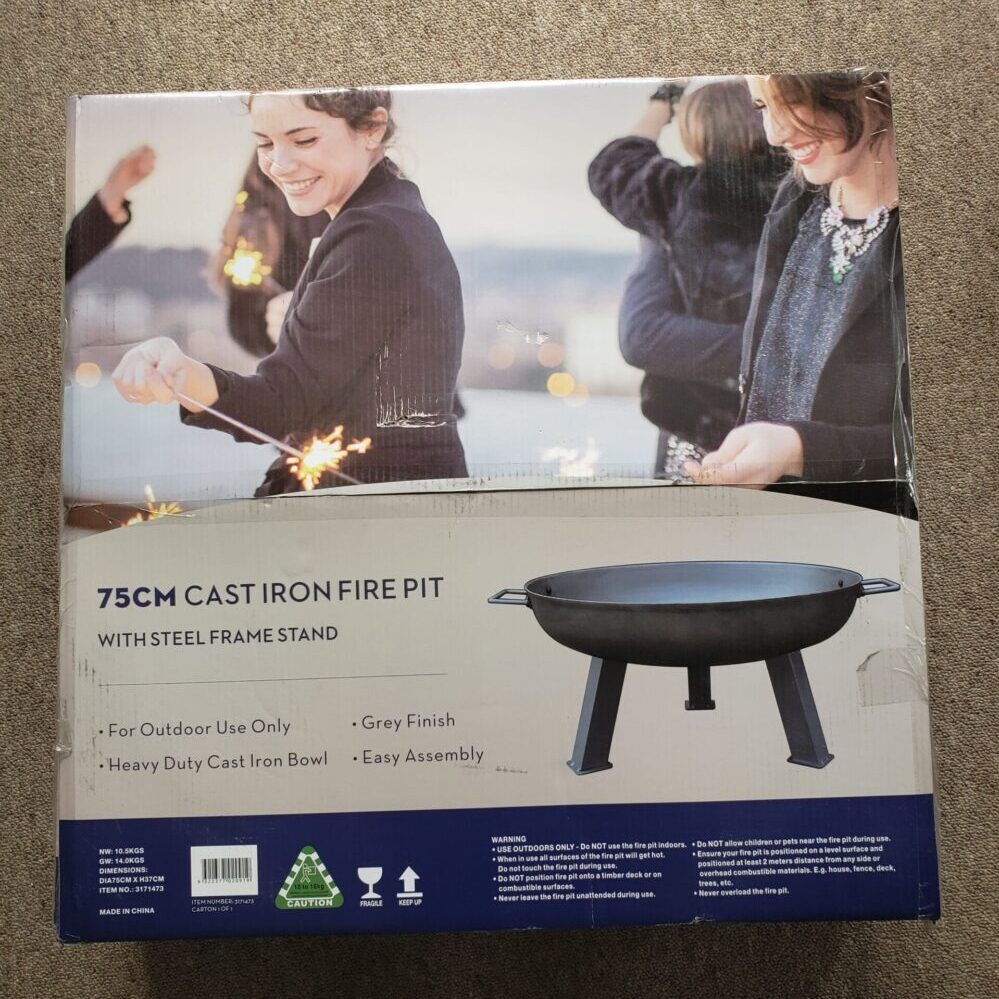 sunnydaze cast iron fire pit review