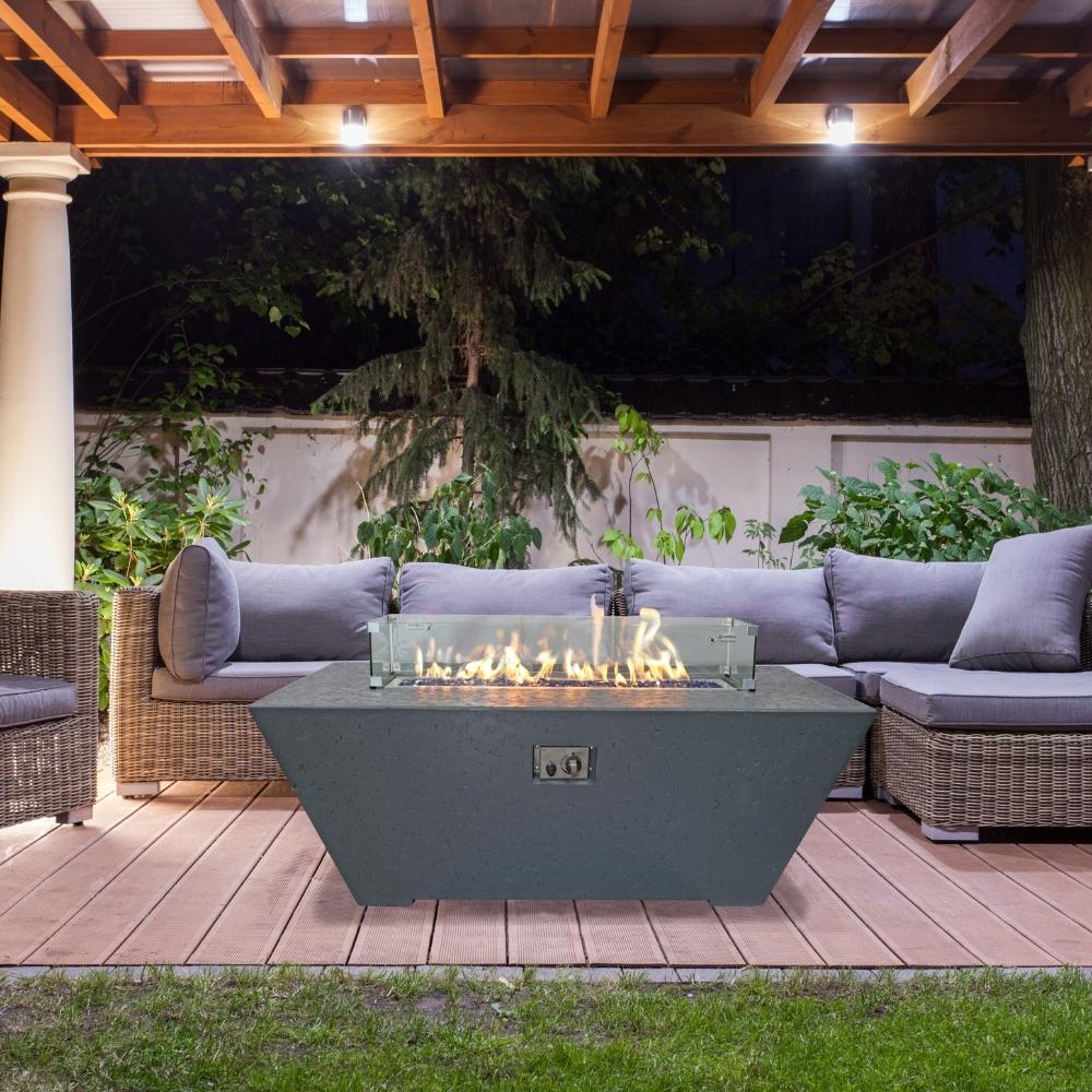 deck fire pit table