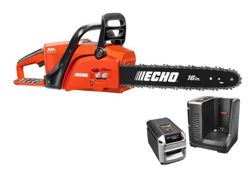 echo battery powered chainsaw