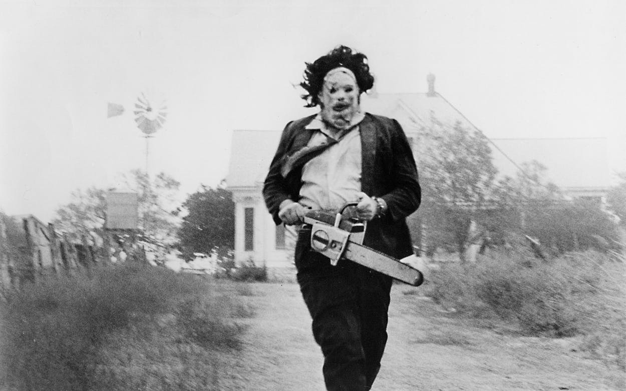 leatherface with chainsaw