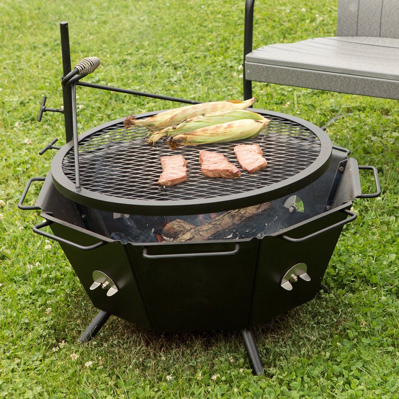 best amish made fire pit for grilling