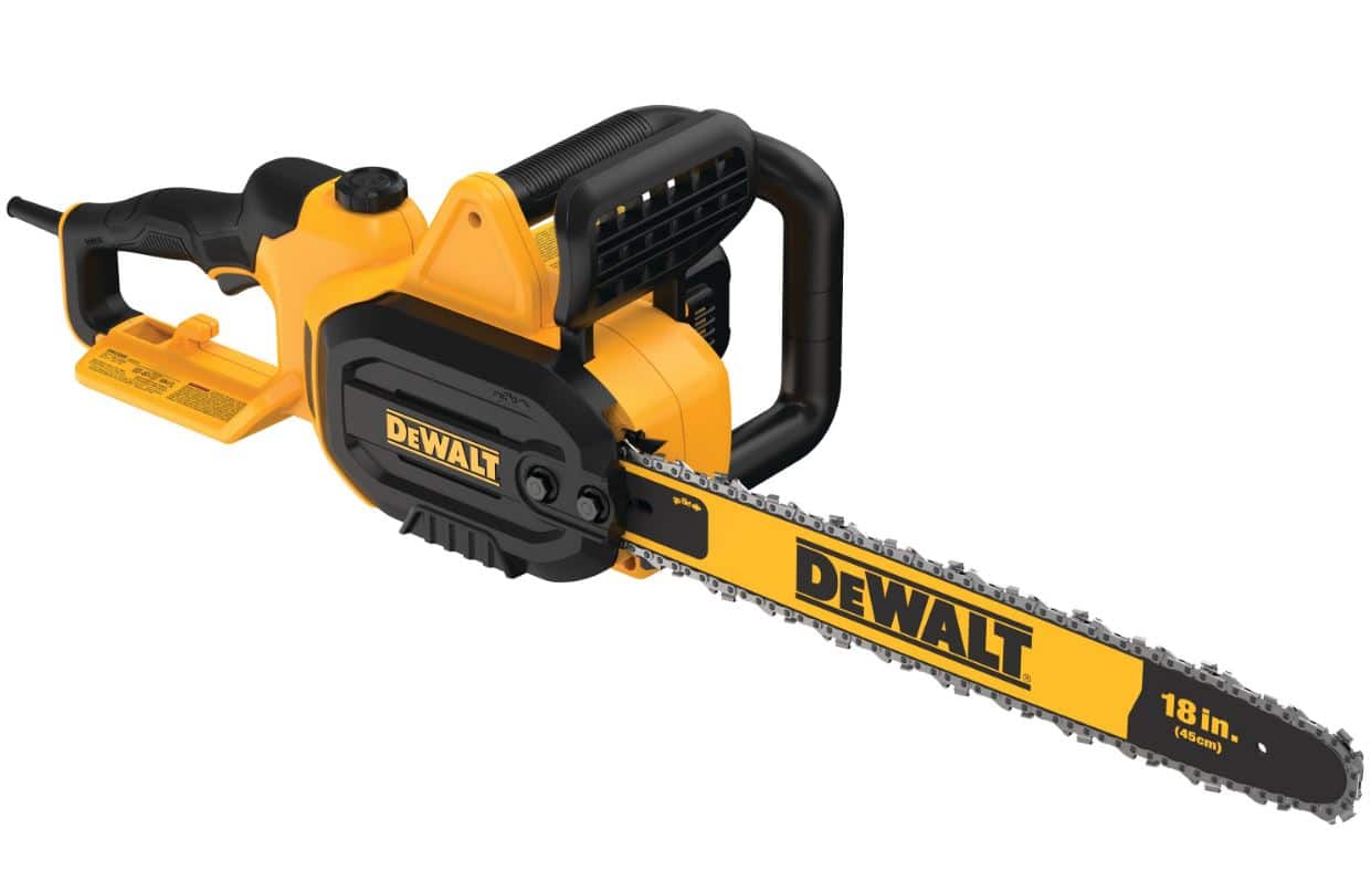 dewalt chainsaw turns on by itself