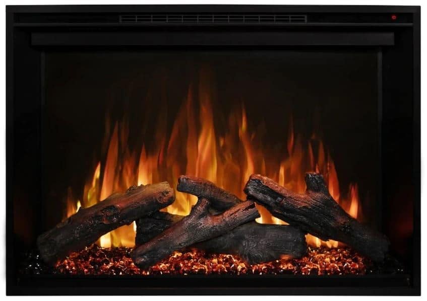 best modern fireplace insert power