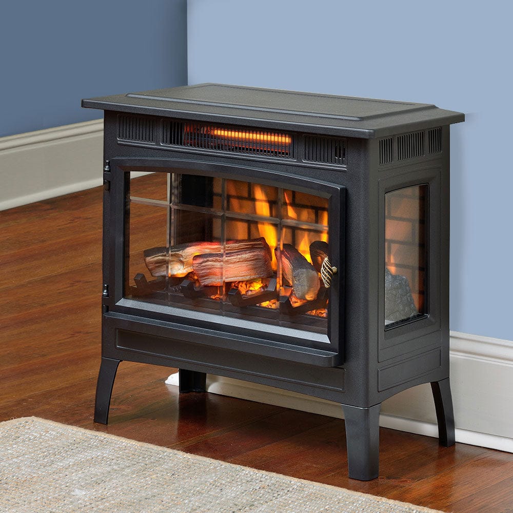 duraflame 3d infrared electric fireplace stove review