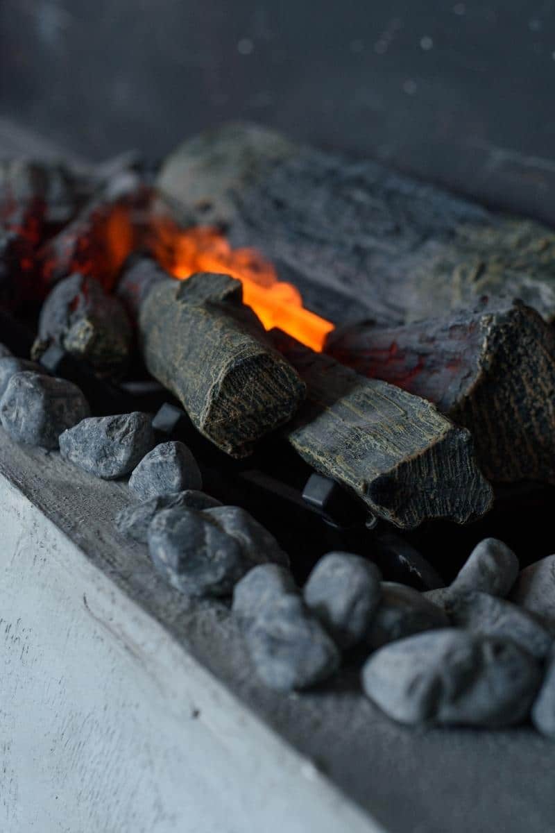 fireplace log insert
