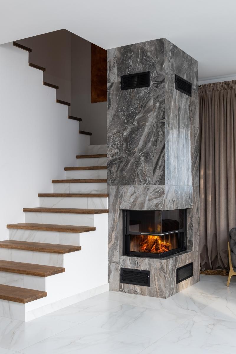 how to put out fireplace fire