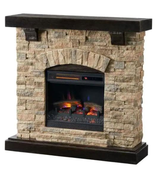 stone electric fireplace review