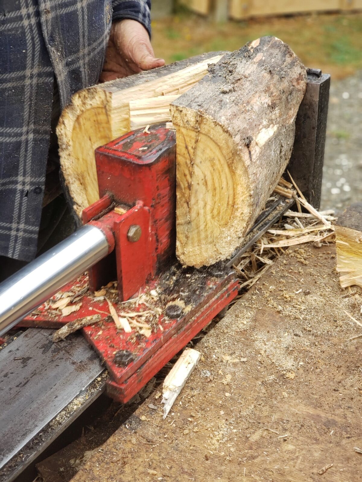 mtd yard machine log splitter