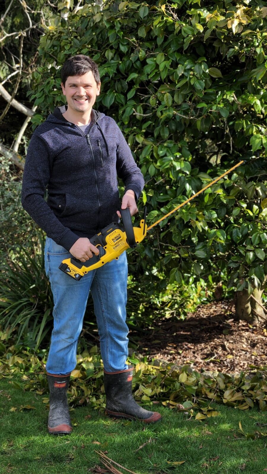 Dewalt pole best sale hedge trimmer review