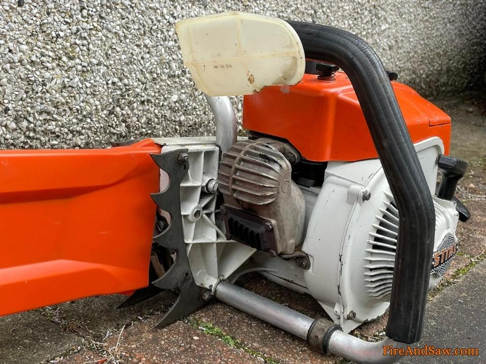 Sega A Catena 90 Cm 404” Con 2 Catene A Scalpello - Lama Guida Per Motosega Adatta A Stihl 070, 090 AV - Barra E Catene Professionali