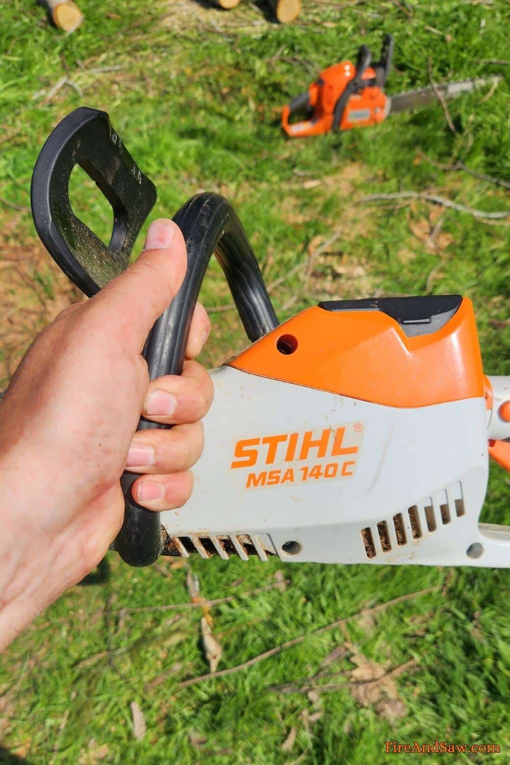 入園入学祝い STIHL 山の家 msa140C-B バッテリーチェーソー 新品