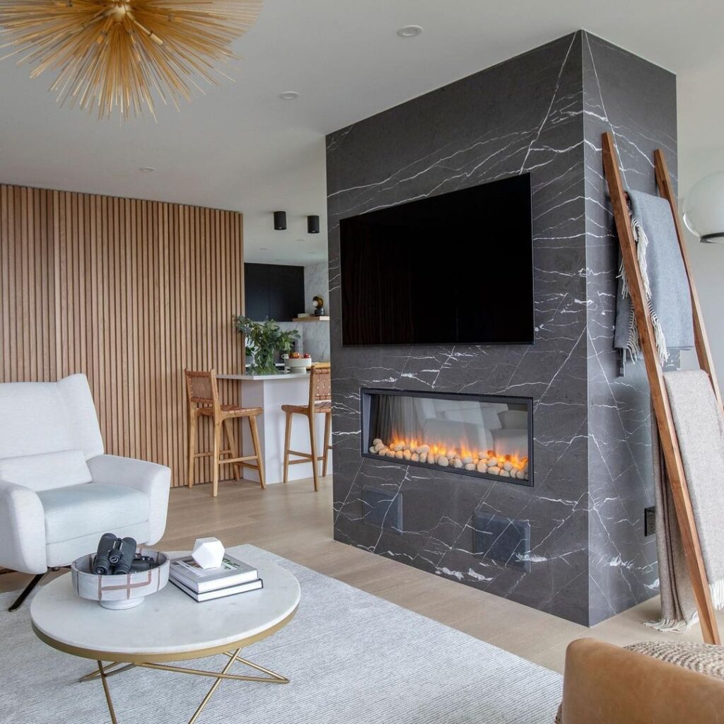 17+ Farmhouse Fireplace Tile Ideas For Makeovers & New Installs