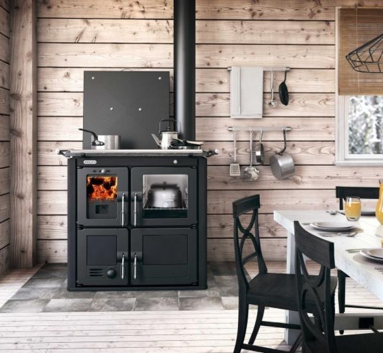 largest drolet wood burning cook stove