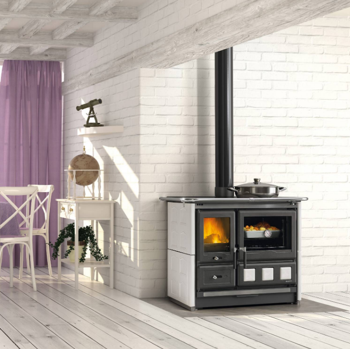 La Nordica Wood Burning Cooking Stove » Petagadget  Wood burning cook  stove, Wood stove fireplace, Wood stove