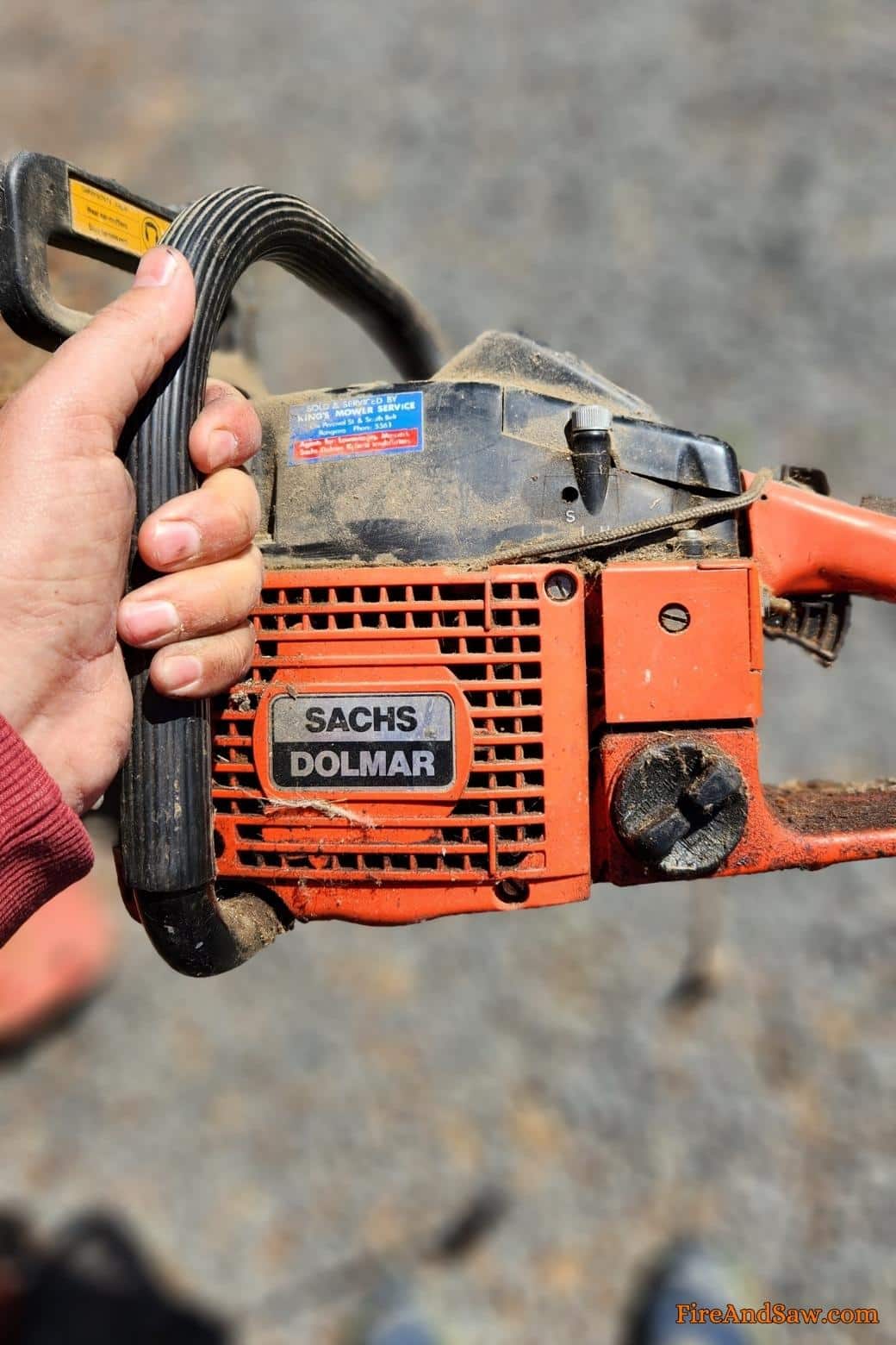 Image of Dolmar chainsaw website