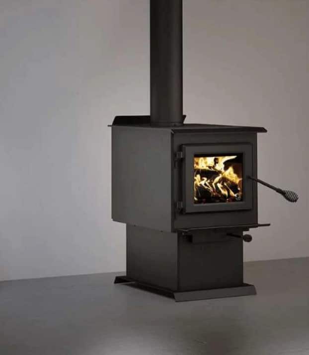 century heating wood stove
