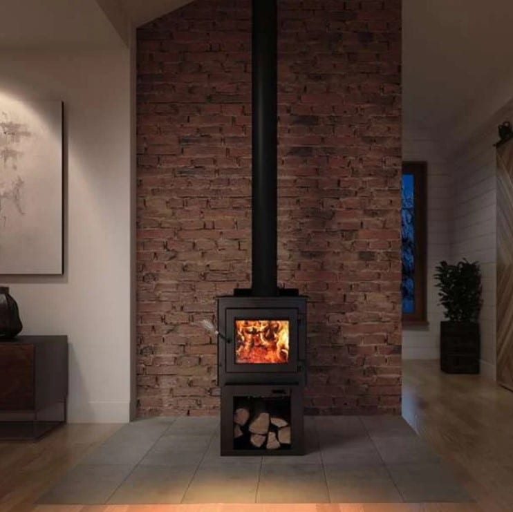 drolet mini wood burning stove