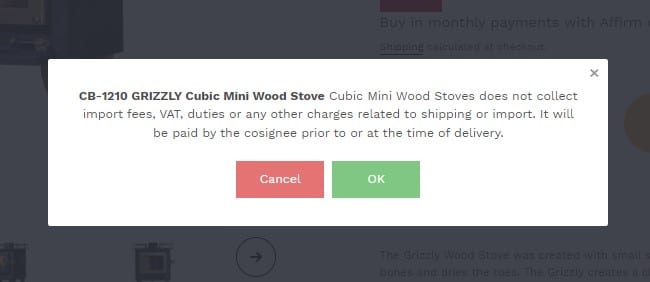 cubic mini shipping prices