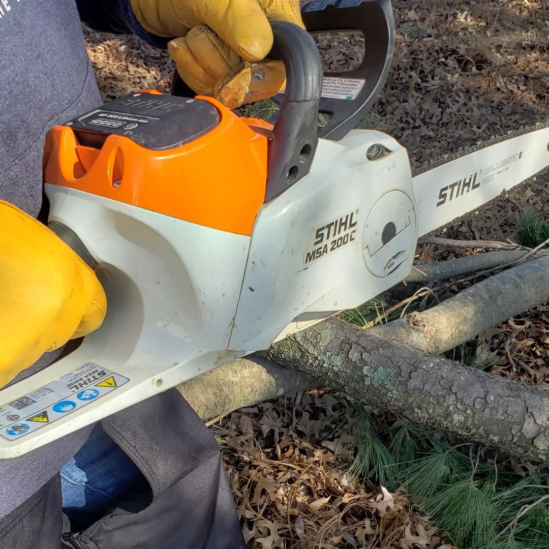 Stihl battery chainsaw discount msa 200 price