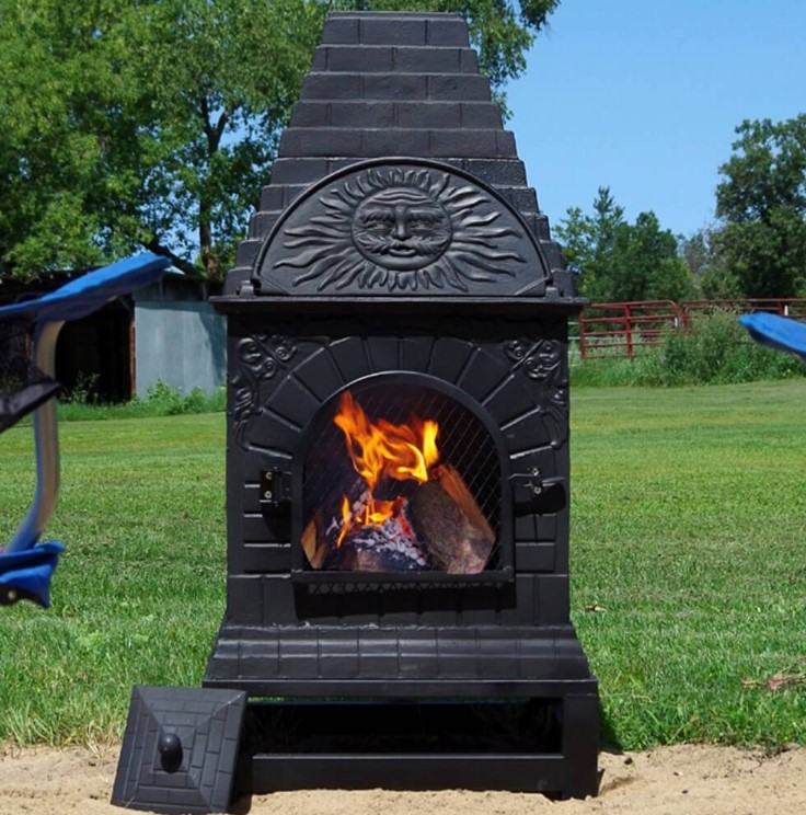blue rooster casita chiminea review