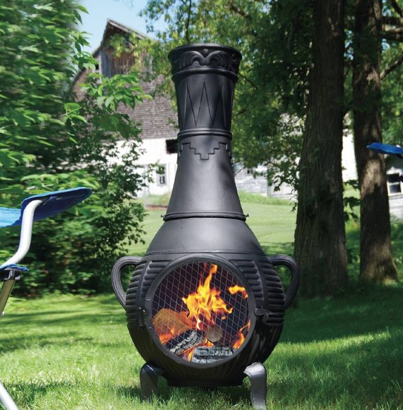 blue rooster pine chiminea review