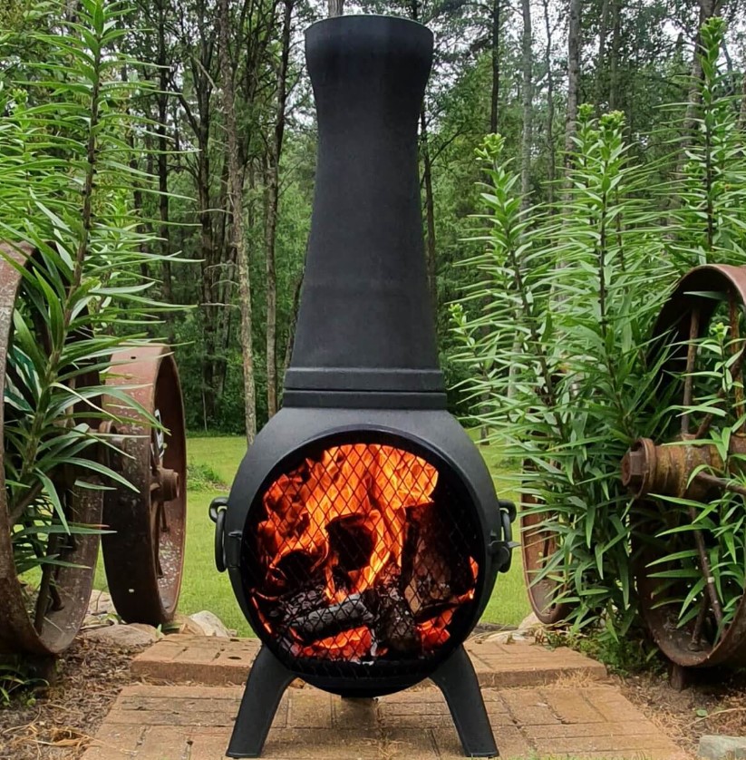 best selling blue rooster chiminea review