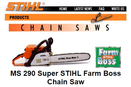 MS 290 Super STIHL Farm Boss Chain Saw