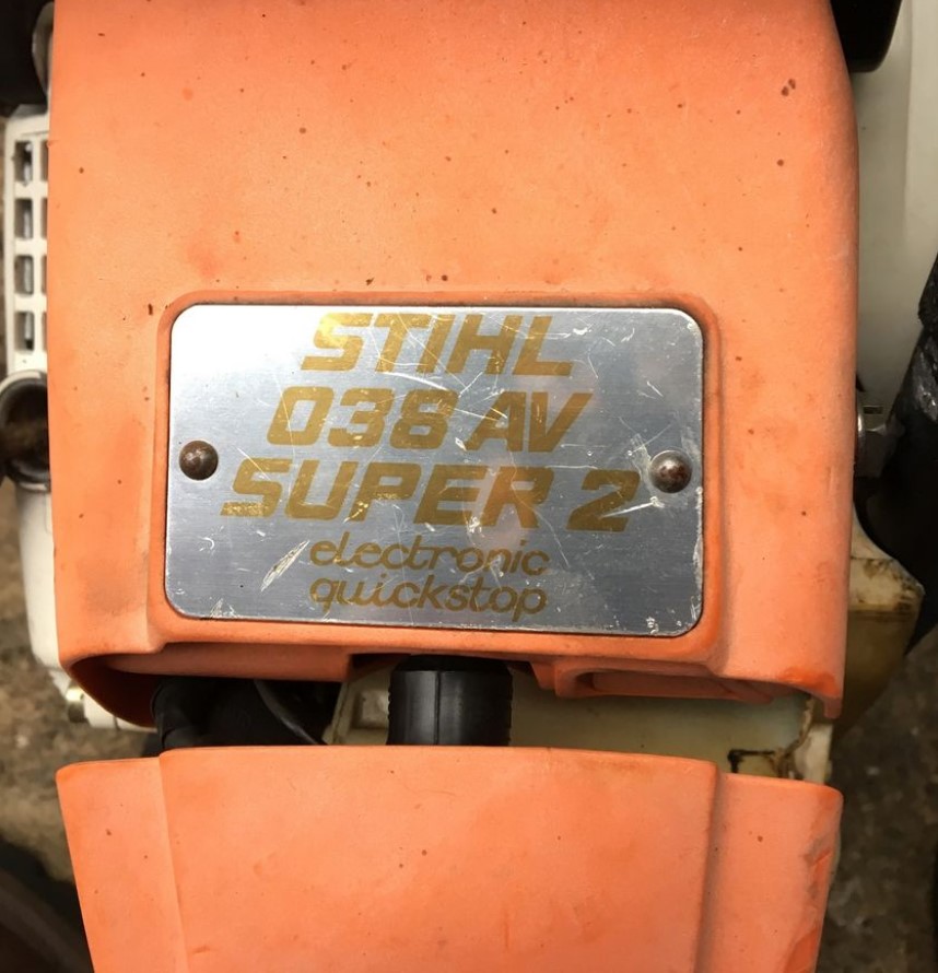 stihl 038 AV Super 2 electronic quickstop
