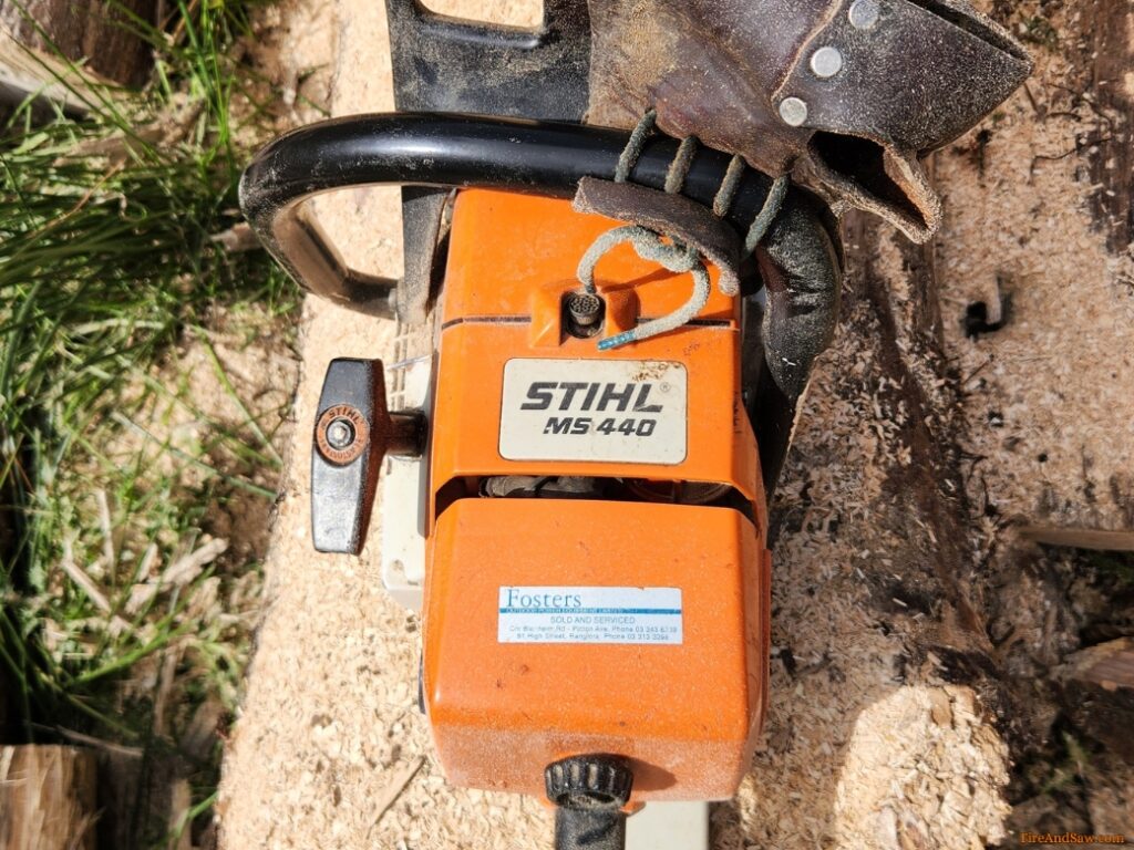 logo on stihl ms440
