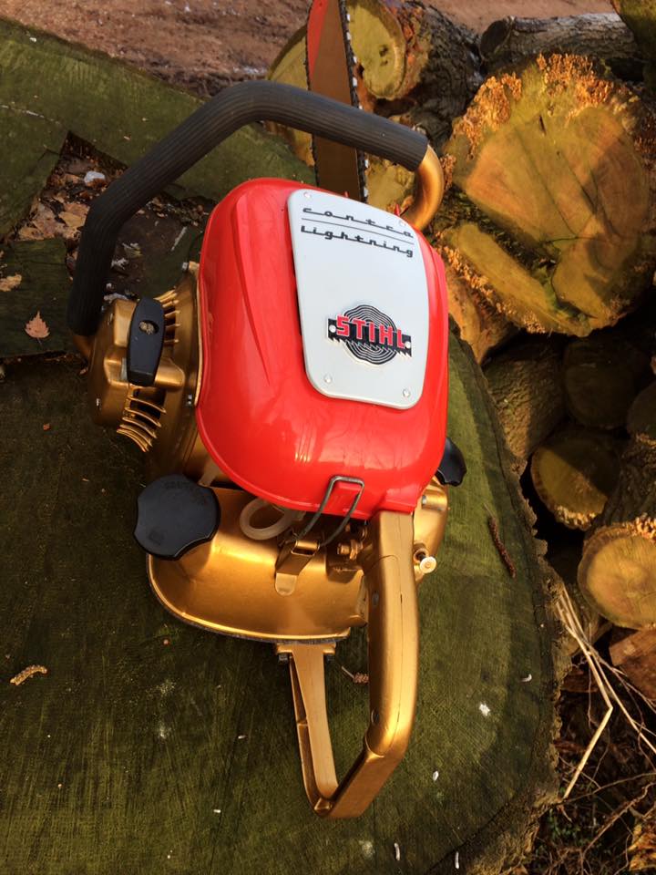 custom painted stihl contras