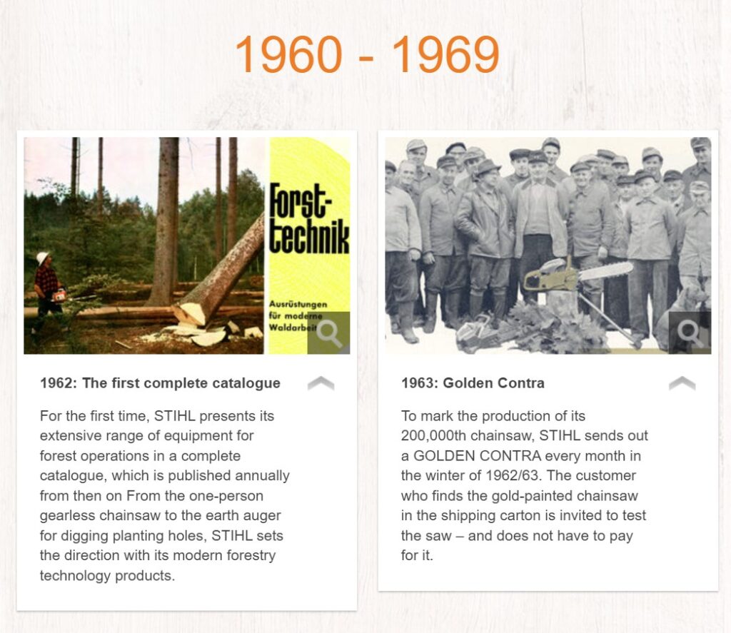 rare golden stihl contra