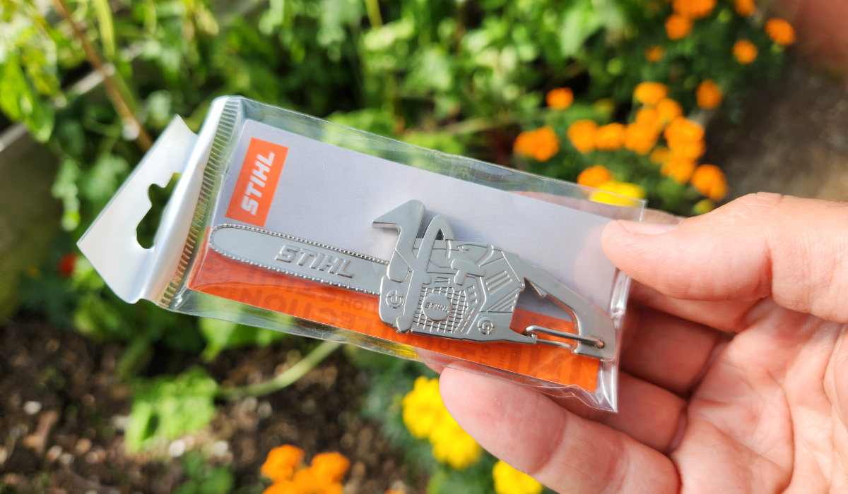 testing the stihl key fob bottle opener