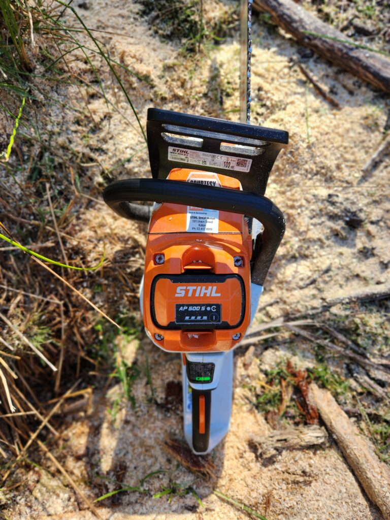 using the stihl msa300c