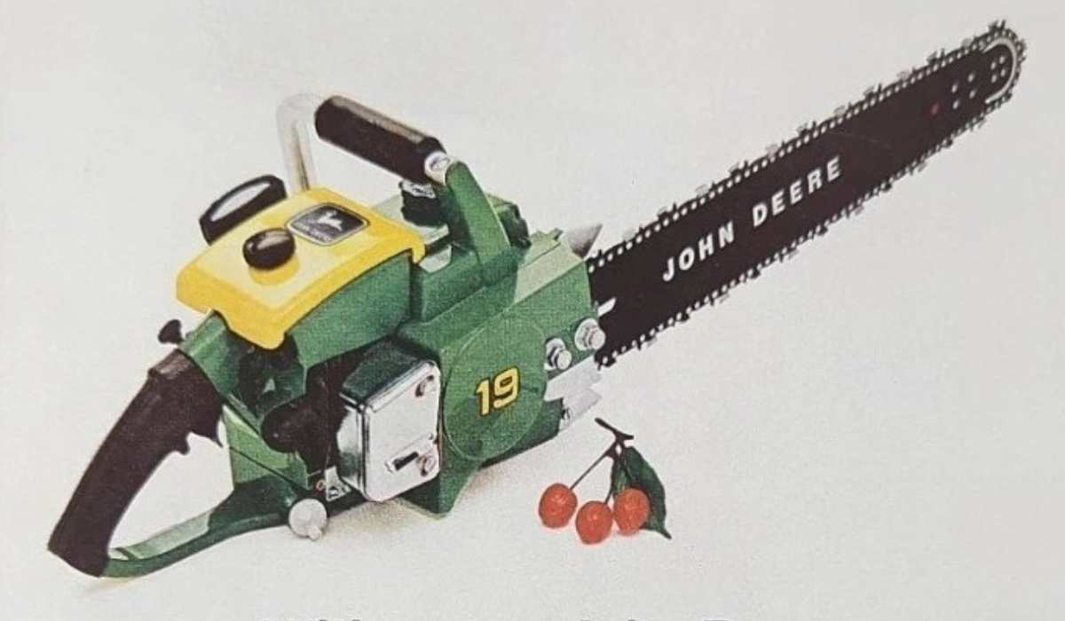 old john deere chainsaw ads